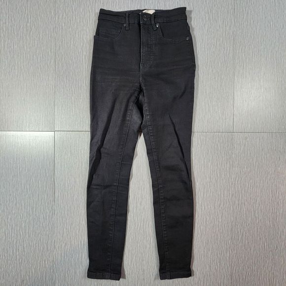 Everlane Denim - Everlane Jeans Womens Size 24 Ankle High Rise Stretchy Denim Black